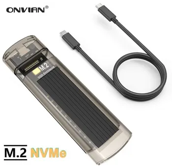 Onvian M2 SSD Caz NVMe M. 2 Cabina pentru C USB 3.1 Instrument Gratuit de Tip C Gen2 10Gbps la M. 2 Externe Caz pentru PCIe NVMe M-Cheia SSD