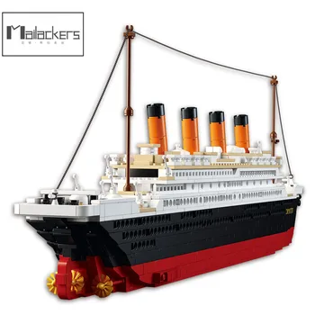 Orașul Filmul Titanic Navă de Croazieră cu Barca Model 3D Blocuri Creator Expert Vapor Jucării Educative Pentru Copii Colectia