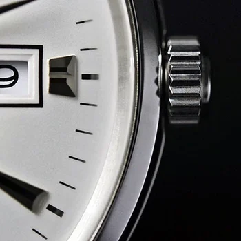ORIENT Bambino Clasic ceas automatic FAC00005W curea din piele automată bărbați ceas cadran alb din piele trupa