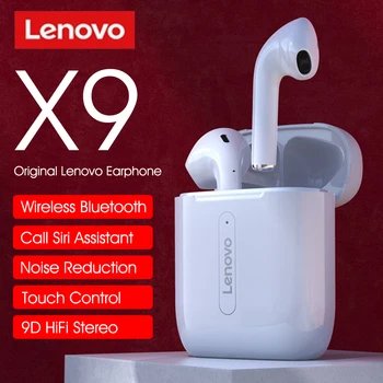 Original Lenovo X9 Pavilioane Wireless Bluetooth 5.0 Cască de Control Tactil 9D Dinamic HIFI Stereo Căști cu Microfon Cască