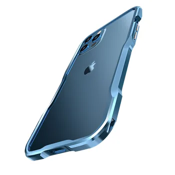 Original Metal Bumper pentru iPhone 12 11 Pro X XS Max XR Caz Cadru din Aluminiu Capac de Protectie Pentru Iphone 12 MINI Moda Shell
