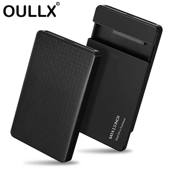 OULLX HDD Caz Portabile de 2.5 inch HDD Enclosure Extern Hard Disk Caz Sata la USB 3.0 Drive-uri cu Cablu Micro USB de Afaceri styl