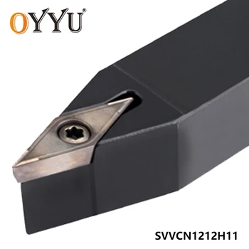 OYYU SVVCN SVVCN1212 SVVCN1212H11 de Cotitură Suport scule Strung Tool Holder Plictisitor Bar Insertii Carbură VCMT110304 Strung CNC Instrumente