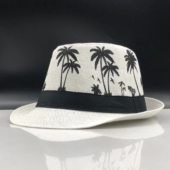 Paie Pălărie De Soare Pentru Barbati Vara Retro Dulce Copil Pălării De Paie Pe Plaja Panama Pălărie Chapeu Feminino Fedoras Băiat Pălării De Soare