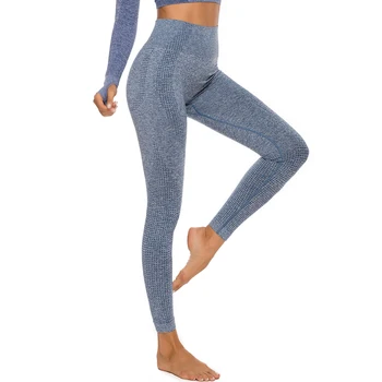 Pantaloni De Yoga Fără Sudură Colanti Sport Femei Fitness Sport De Talie Mare Antrenament De Funcționare Leggins Energie Pantaloni Sport Fata Dresuri