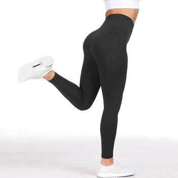 Pantaloni De Yoga Fără Sudură Colanti Sport Femei Fitness Sport De Talie Mare Antrenament De Funcționare Leggins Energie Pantaloni Sport Fata Dresuri