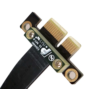 PCIE X1 Coloană de Cablu Dual 90 de Grade Unghi Drept PCIe 3.0 x1 cu x1 Cablu de Extensie 8Gbps PCI Express 1x Riser Card Panglică Extender