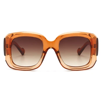 Peekaboo pătrat gros ochelari de soare femei supradimensionat stil clasic 2020 leopard maro doamnelor ochelari de soare retro mare uv400