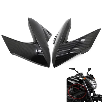 Pentru 2009 - 2012 Yamaha XJ6 Lăsat Capacul din Partea Dreaptă Panoul de Carbon Negru de Injectare Carenaj Motocicleta Caroserie Glugă XJ 6 2010 2011