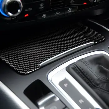 Pentru audi A4 B8, A5, Q5 accesorii de Interior din Fibra de Carbon Mașina de Centru de Control Gear B36B