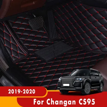 Pentru Changan CS95 CS 95 2019 2020 (7 locuri) Auto Covorase Covoare Interior Auto Accesorii de Automobile Covoare Personalizate Rosu Negru