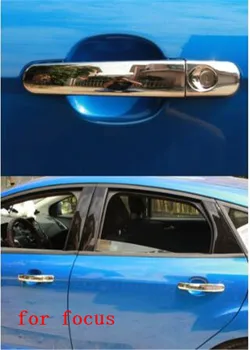 Pentru Ford focus 2 focus 3 2005-2011 2012- 2018 ABS Cromate Mânerul Ușii Capace auto, accesorii auto Masina-de Styling