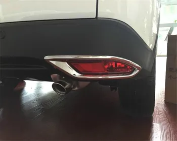 Pentru Honda HRV HR-V Vezel 2016 2017 2018 Chrome Reflector Spate Lumina de Ceață Lampă Capac Autocolant Decor Ornamental Accesorii