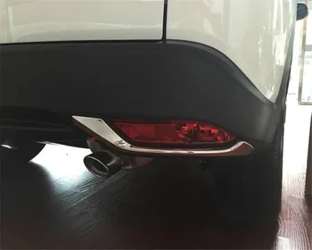 Pentru Honda HRV HR-V Vezel 2016 2017 2018 Chrome Reflector Spate Lumina de Ceață Lampă Capac Autocolant Decor Ornamental Accesorii
