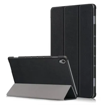 Pentru Huawei MediaPad M6 10.7 10.8 inch Comprimat Caz Custer Tri 3 Ori Stand Suport Flip din Piele Acoperi