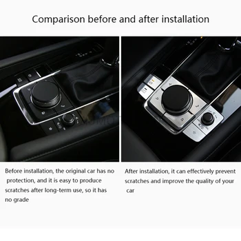 Pentru Mazda CX-30 2020 Modificat Frânei de Parcare Autocolante Multimedia Butonul Autocolante Unul-faceți clic pe Start Accesorii de Interior