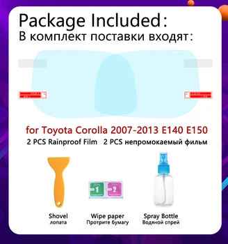 Pentru Toyota Corolla E140 E150 2007 - 2013 Full Acoperire Anti Ceață Film Oglinda Retrovizoare Impermeabil, Anti-Ceață Filme Accesorii 2009 2010