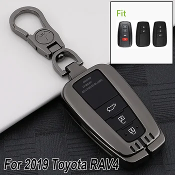 Pentru Toyota RAV4 2019 Cheia de la Mașină Caz Negru rezistent la zgarieturi Shell Smart Cover Lanț Nou