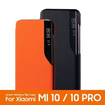 Pentru Xiaomi Mi 10 Pro Km 10 Ultra Caz din Piele Smart Fereastră Înaltă Calitate, rezistent la Șocuri Flip Cover pentru MI 10 5G Versiune Globală Caz