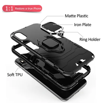 Pentru Xiaomi Redmi Nota 8 Pro Caz Armura Magnetic De Aspirație Cu Marginea Capacului Pentru Xiaomi Redmi Nota 8 Pro Acoperi Redmi Nota 8 Pro