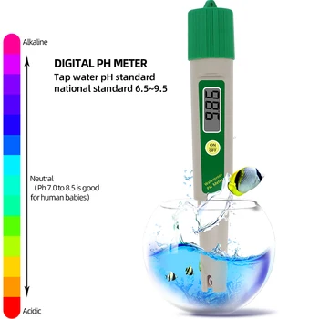 PH-03(II) PH-metrului Digital rezistent la apa Aciditate Tester de Testare a Calității Apei Puritate Monitor 0.01 PH Detector pentru Acvariu Piscină 30%OFF