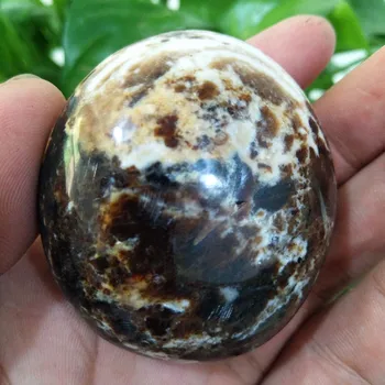 Piatra naturala Gri opal palma pietre jucării mici pietre si cristale cristale