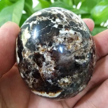 Piatra naturala Gri opal palma pietre jucării mici pietre si cristale cristale