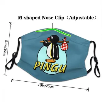 Pinguin Piuliță Pingu Adulți Non-Unică Folosință Masca De Fata Bărbați Femei Anti Praf Capacul De Protecție Respiratorie Gura-Mufla