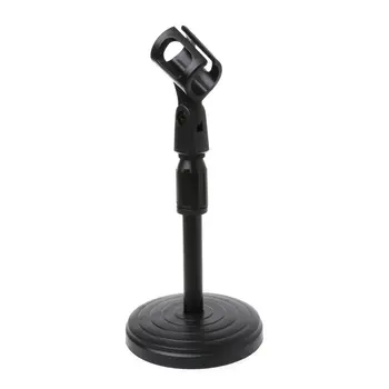 Pliabil Desktop Trepied Stativ Unghi Reglabil Pliabil Blaturi De Masă Microfon Mount Titularului Stand Suport De Plastic Negru