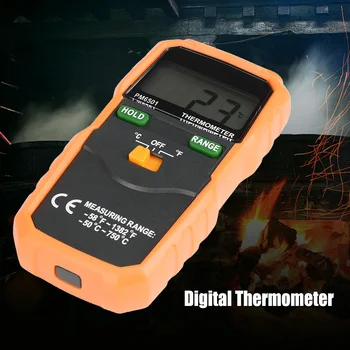 PM6501 Ecran LCD Profesional Wireless Tip K Termometru Digital Temperatura Metru Termocuplu W/Datelor/Logare