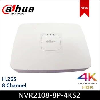 POE NVR Dahua NVR2108-8P-4KS2 8 Canale Smart 1U 8PoE Lite 4K H. 265 Recorder Video de Rețea