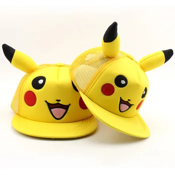 Pokemon Monstru De Buzunar Pikachu Cosplay Anime Pălărie Femei Fete Kawaii Demo De Protecție Solară Panza Șapcă De Baseball Strada Călătorie Pălării Capace
