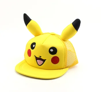 Pokemon Monstru De Buzunar Pikachu Cosplay Anime Pălărie Femei Fete Kawaii Demo De Protecție Solară Panza Șapcă De Baseball Strada Călătorie Pălării Capace