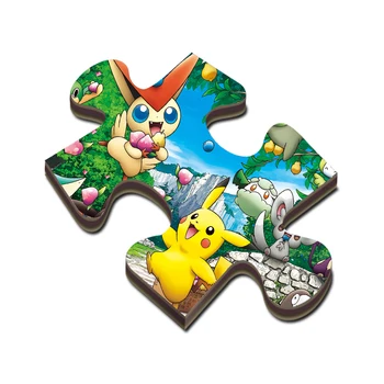 Pokemon puzzle 300 520 1000 piese Pikachu Eevee Snorlax Charizard Lemn jigsaw puzzle Anime periferice jucarii educative