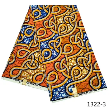Poliester ankara africane ceara de imprimare tesatura en-gros de 6 yarzi țesut ceara printuri africane ceara material pentru rochie de transport gratuit 1322