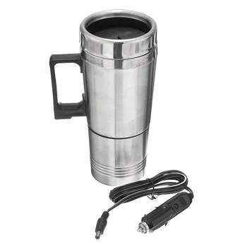 Portabil 12v 300ml in Masina Filtru de Cafea, ceainic Vehicul Încălzire Capac Ceașcă de Apă în aer liber Sticla Termosuri Termose