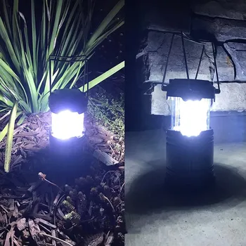 Portabil LED Felinar Camping Cort, Lanterne Kit de Supraviețuire pentru situații de Urgență, Uragan, Curent ,Pescuit în aer liber Lumini Pliabile