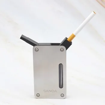 Portabil metal narghilea Presiune filtru de apă tabachera Tutun de ardere țeavă 108*62*11.2 mm