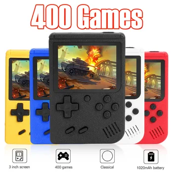 Portabil Retro Joc Video Consola de 3 inch LCD Ecran Retro Consola de Joc 8-Bit Mini de Buzunar Portabile Jucător Joc de Construit în 400 de Jocuri