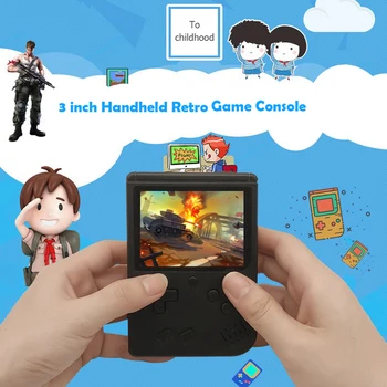 Portabil Retro Joc Video Consola de 3 inch LCD Ecran Retro Consola de Joc 8-Bit Mini de Buzunar Portabile Jucător Joc de Construit în 400 de Jocuri