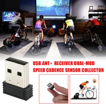 Portabil Senzorului de Viteză Adaptor de Biciclete Suport ANT+USB Ciclism Receptor fără Fir pentru Garmin pentru Zwift pentru Wahoo Bkool bicicleta 30