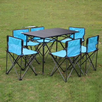 Portantă 30 kg masă pliantă în aer liber de auto-conducere de camping în aer liber portabil masa picnic în aer liber pliere GRĂTAR, masă,