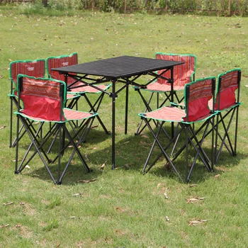 Portantă 30 kg masă pliantă în aer liber de auto-conducere de camping în aer liber portabil masa picnic în aer liber pliere GRĂTAR, masă,
