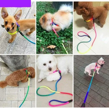 Produse unice câini animale de companie accesorii correa para perros ham frânghie mici caini samoyed vesta ham lesa de nailon honden tuig