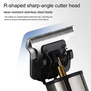 Profesionale de Tuns T9 Electric de Tuns Reincarcabila de Păr Cutter Mașină 0mm Ras Frizerie Hair Styling Instrument pentru Bărbați