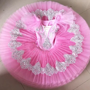 Profesionist De Balet Costume De Balet Copil Lacul Lebedelor Balet Dans Haine Fete Clatita Tutu De Balerină Copil Patinaj Artistic Tinutele Vestimentare