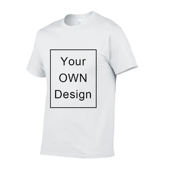 PROPRIUL Design Logo-ul de Brand/Imagine Personalizate pentru Bărbați și femei DIY Bumbac tricou maneca Scurta tricou Casual topuri Tee WX39