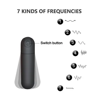 Puternic Glont Vibrator Wireless de Control de la Distanță Vibratoare Ou Glont Vibrator cu 7 trepte Vibratoare Jucarii Sexuale pentru Femei