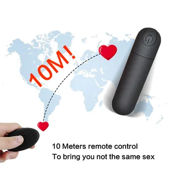 Puternic Glont Vibrator Wireless de Control de la Distanță Vibratoare Ou Glont Vibrator cu 7 trepte Vibratoare Jucarii Sexuale pentru Femei