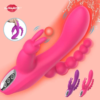 Puternic Rose Penis Artificial Vibratoare Jucarii Sexuale Pentru Femei Masturbare Orgasm Erotic Anal Plug Stimulator Clitoridian Fete Sex Feminin Vibrator